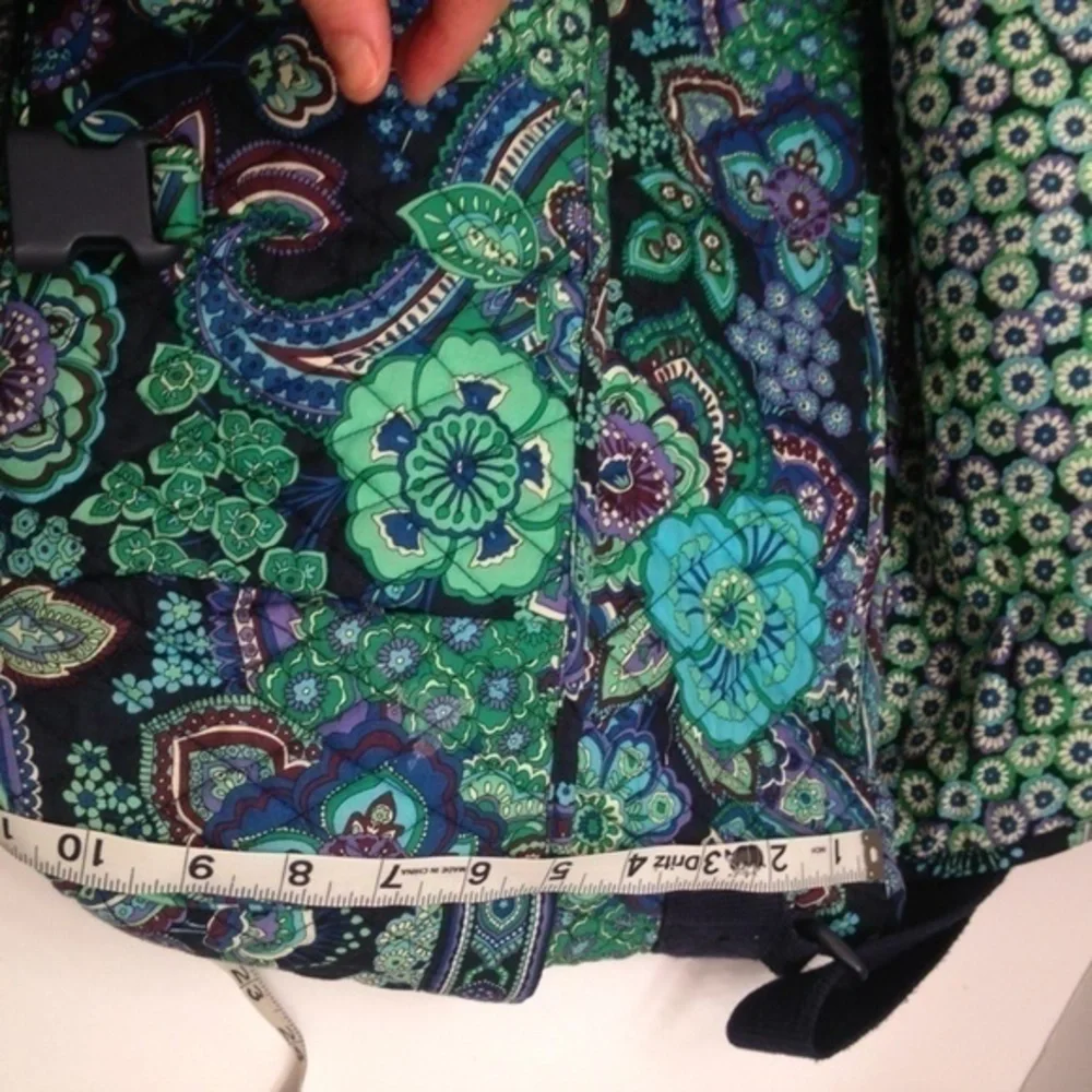 VERA BRADLEY floral book computer diaper bag